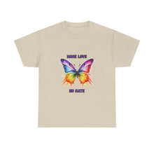 Load image into Gallery viewer, More Love No Hate Rainbow Butterfly T-Shirt - ALL Sizes - S - 5XL