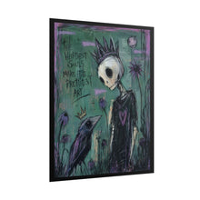 Load image into Gallery viewer, The Weirdest Souls Make the Prettiest Art Rolled Poster — Gothic Whimsical Crow Fantasy Wall Art