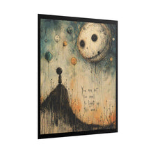 Load image into Gallery viewer, Rolled Poster — Inspirational Nightscape Art Print: “You Are Not Too Small to Light Up This World”