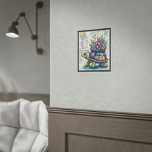 Load image into Gallery viewer, Rolled Poster — Cute Succulent Turtle Print with Inspirational Quote (“You Are Stronger Than You Think…”)