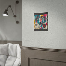 Load image into Gallery viewer, Abstract Expressionist Poster - "Sadness Doesn’t Need a Reason" Colorful Street Art Print