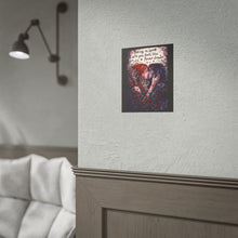 Load image into Gallery viewer, Romantic Gothic Poster – "Being in Love with You Feels Like a Fever Dream" Rolled Art Print