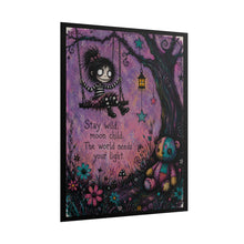 Load image into Gallery viewer, "Even The Strangest Flowers Bloom In Their Own Time" Wall Art | Gothic Girl Print