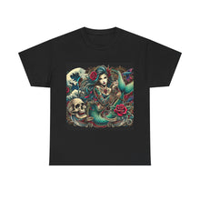 Load image into Gallery viewer, Sexy Mermaid Skulls Y2K Look T-Shirt - Size S - 5XL