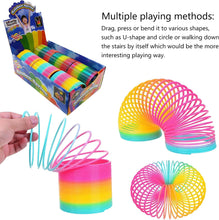 Load image into Gallery viewer, 4" Giant Magic Rainbow Spring (Set Of 6)