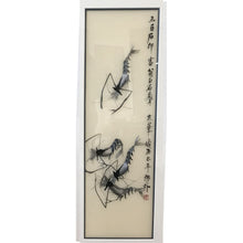 Load image into Gallery viewer, Chinese Handmade Silk Embroidery Shrimps Painting ( By Ji, Bai Si ) Wall Decor Suzhou Embroidery