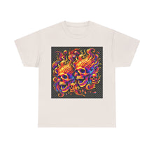 Load image into Gallery viewer, Flaming Skulls T-Shirt - Size S - 5XL