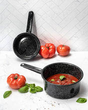 Load image into Gallery viewer, Granite Ware 1Qt & 2Qt Saucepan Set Black