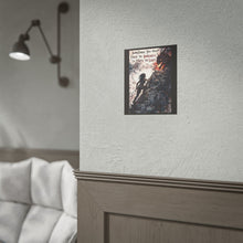 Load image into Gallery viewer, Rolled Poster - "Face the Darkness to Reach the Light" Motivational Fantasy Art Print