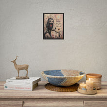 Load image into Gallery viewer, "Grow Through What You Go Through" Wall Art | Spooky Cute Bird Print