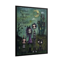 Load image into Gallery viewer, Embrace the Chaos Poster — Goth Cute Rolled Art Print