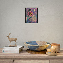 Load image into Gallery viewer, Rolled Poster — "You Are Growing Into Something Beautiful" Floral Art Print