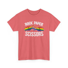 Load image into Gallery viewer, Rock Paper Scissors Funny Lesbian Gay Pride T-Shirt ALL SIZES S-5XL