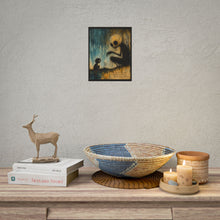 Load image into Gallery viewer, Rolled Poster — Moody Gothic Illustration Wall Art with Quote: "We Are Not the Same"
