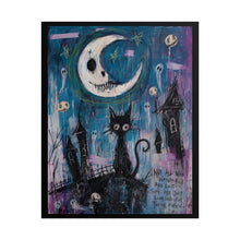 Load image into Gallery viewer, Not All Who Wander Are Lost Some Are Just Looking for Their Magic Rolled Poster — Gothic Whimsical Moonlit Fantasy Wall Art