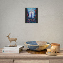 Load image into Gallery viewer, Rolled Poster — "Love Each Other or Perish" Romantic Ghost Art Print