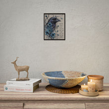 Load image into Gallery viewer, Blue Raven Quote Art Print (“Selfish people won’t love you…”)