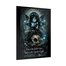 Load image into Gallery viewer, Rolled Poster — Gothic Fairy Spark of Light Wall Art