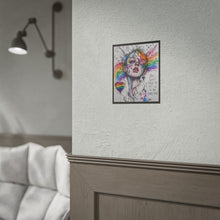 Load image into Gallery viewer, "You Don't Have To Fit In To Be Amazing" Pride Wall Art | LGBTQ+ Support Print