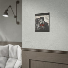 Load image into Gallery viewer, Rolled Poster — Gothic Zombie Couple Art Print “Even in death, I will still choose you”