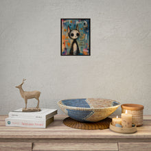 Load image into Gallery viewer, Stay Curious Stay Strange Rolled Poster — Gothic Minimal Whimsical Cat Wall Art