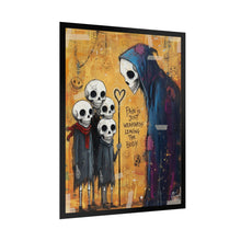 Load image into Gallery viewer, Rolled Poster — 'Pain Is Just Weakness Leaving The Body' Skeleton Art Print