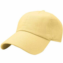 Load image into Gallery viewer, Newhattan 100% Cotton Solid Baseball Caps