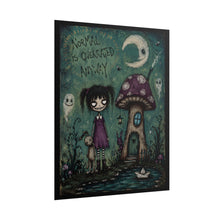 Load image into Gallery viewer, Normal Is Overrated Anyway Rolled Poster — Gothic Whimsical Mushroom Fantasy Wall Art