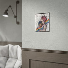 Load image into Gallery viewer, "You Have To Be You" Pride Art | Sketch Style LGBTQ+ Couple Poster