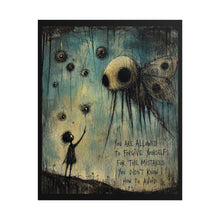 Load image into Gallery viewer, Rolled Poster — Moody Art Print with Quote: “You Are Allowed to Forgive Yourself”