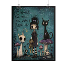 Load image into Gallery viewer, Mushrooms, Monsters & Midnight Thoughts — Creepy Cute Art Print