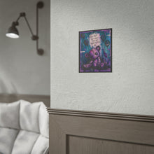 Load image into Gallery viewer, Poster - ‘‘Toxic People Don’t Change, They Just Change Victims’’ Purple Grunge Teddy Art (Rolled Poster)