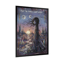 Load image into Gallery viewer, Rolled Poster — "From the Cracks, Light Enters" Gothic Fantasy Art Print