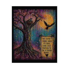 Load image into Gallery viewer, Rolled Poster — 'Not Every Snake Sheds Its Skin' Tree Art Print
