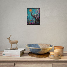 Load image into Gallery viewer, Elephant Affirmation Rolled Poster — "You Are Enough Just As You Are"