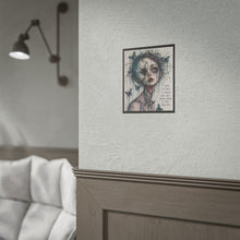 Load image into Gallery viewer, Rolled Poster — Gothic Butterfly Girl Illustration with Quote “I Gave Too Much…”