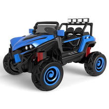 Load image into Gallery viewer, TAMCO XJL-588 BLUE kids electric ride on big UTV with/ 4MD/ two seat/fan 2.4G R/C