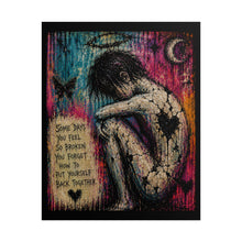 Load image into Gallery viewer, The Art of Surviving Yourself – Emotional Gothic Painting