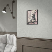 Load image into Gallery viewer, "Keep Going" Whimsical Wall Art | Spooky Cute Bird Print