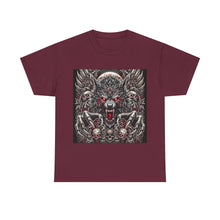 Load image into Gallery viewer, Werewolf Flames Skulls Wolf T-Shirt - Size S - 5XL