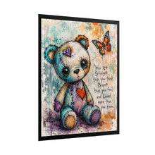 Load image into Gallery viewer, "You Are Stronger Than You Think, Braver Than You Feel & Loved More Than You Know" – Rustic Canvas Poster