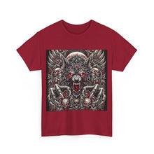 Load image into Gallery viewer, Werewolf Flames Skulls Wolf T-Shirt - Size S - 5XL