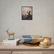 Load image into Gallery viewer, Be Kind to Yourself, You’re Still Becoming – Inspirational Gothic Wall Art