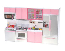 Load image into Gallery viewer, Battery Operated Modern Kitchen Playset W/ Dishwasher And Microwave