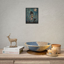 Load image into Gallery viewer, Collect Little Joys Like Broken Stars Rolled Poster — Cute Gothic Moonlit Wall Art