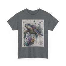 Load image into Gallery viewer, Sea Turtle Art Tee — Inspirational Ocean Wildlife Graphic Shirt