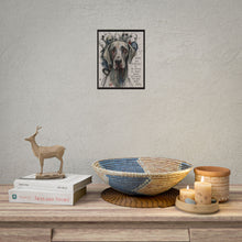 Load image into Gallery viewer, Rolled Poster — Emotional Dog Art Print with Quote: “People Will Disappoint You”
