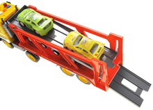 Load image into Gallery viewer, 1:16 2-In-1 Friction Powered Transporter Truck With Lights And Sounds