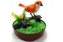 Load image into Gallery viewer, Singing & Chirping Bird In Cage - Realistic Sounds & Movements (Orange)