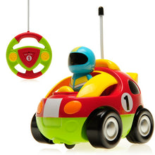 Load image into Gallery viewer, 4" Cartoon R/C Race Car Remote Control Toy For Toddlers (Red)